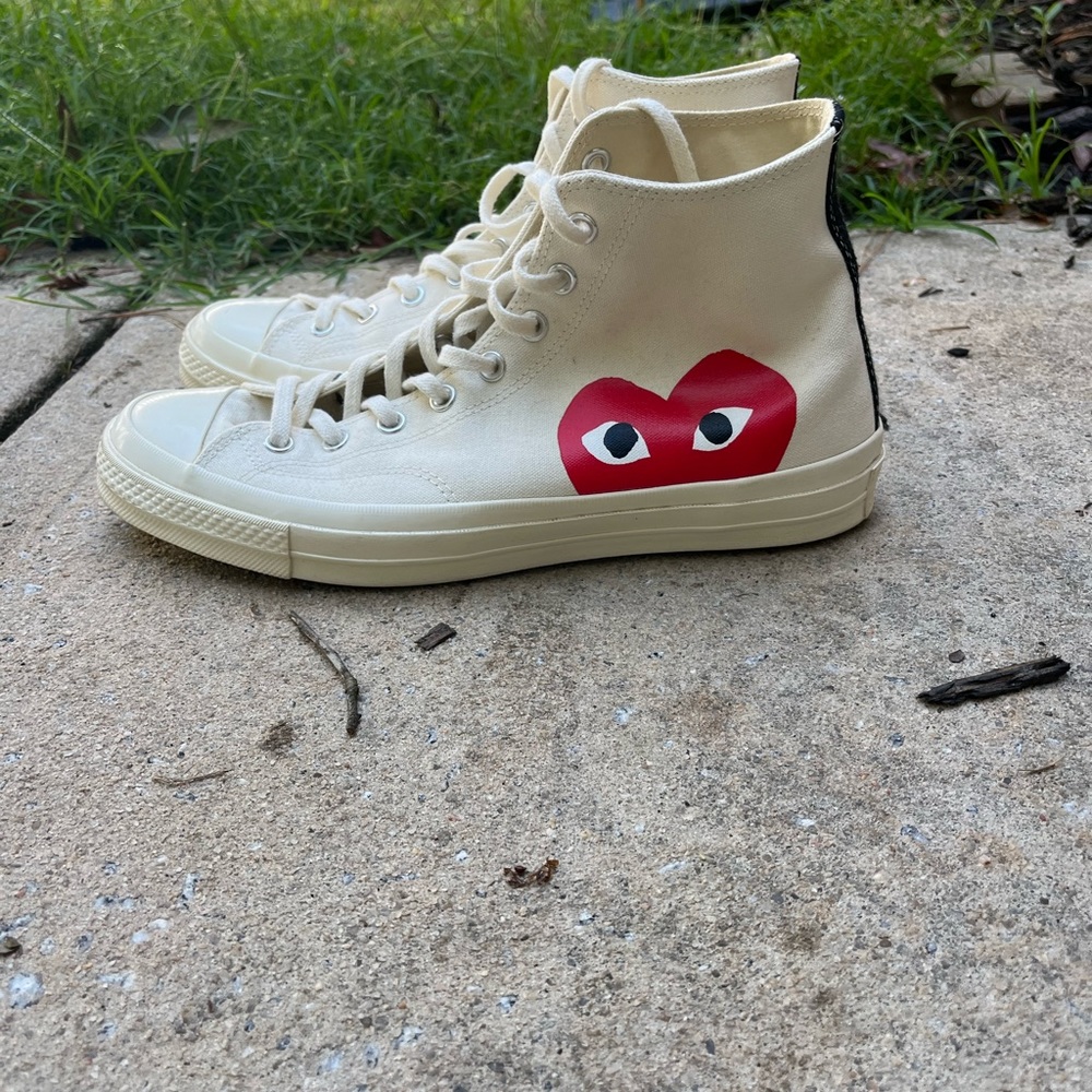 White COMME des GARÇONS Converse Size:12